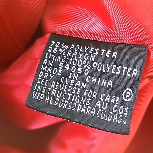 Kasper Red Buttondown Suit Jacket, Size 12 - Picture 11 of 11